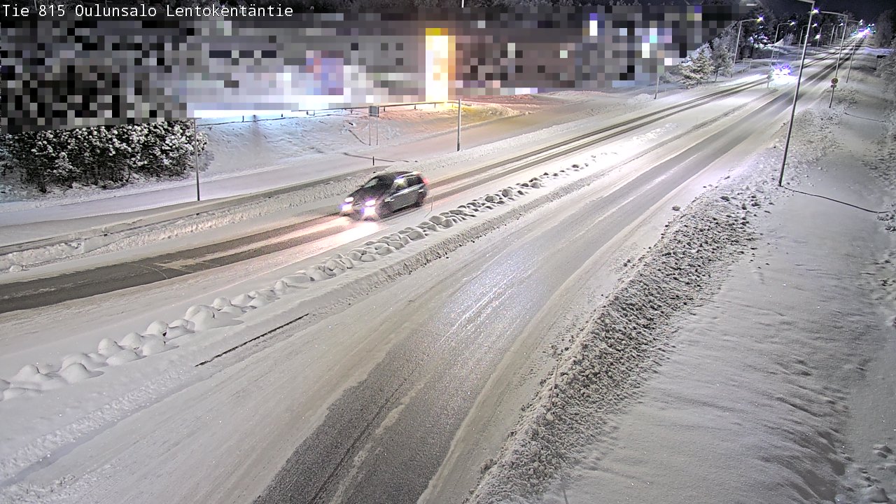 Kelikamerat Kuva Tie 816 Oulunsalo, Lentokentäntie, Oulu, Pohjois-Pohjanmaa