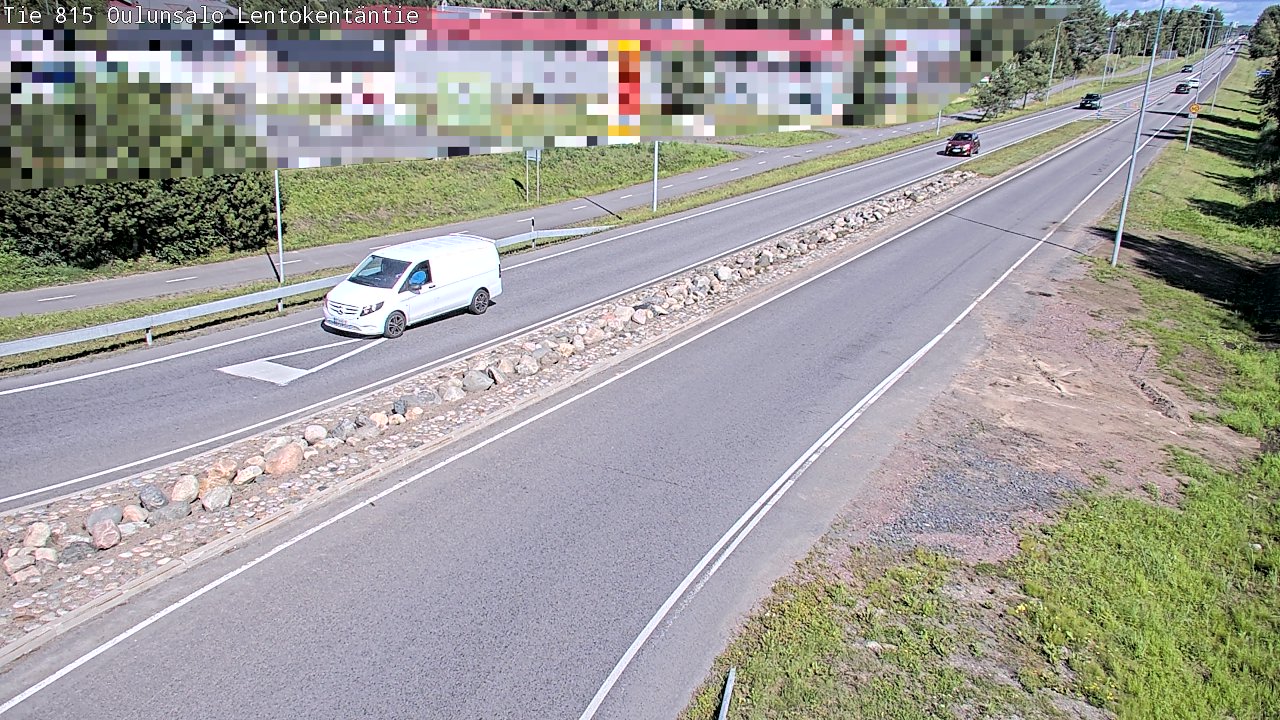 Kelikamerat Kuva Tie 816 Oulunsalo, Lentokentäntie, Oulu, Pohjois-Pohjanmaa