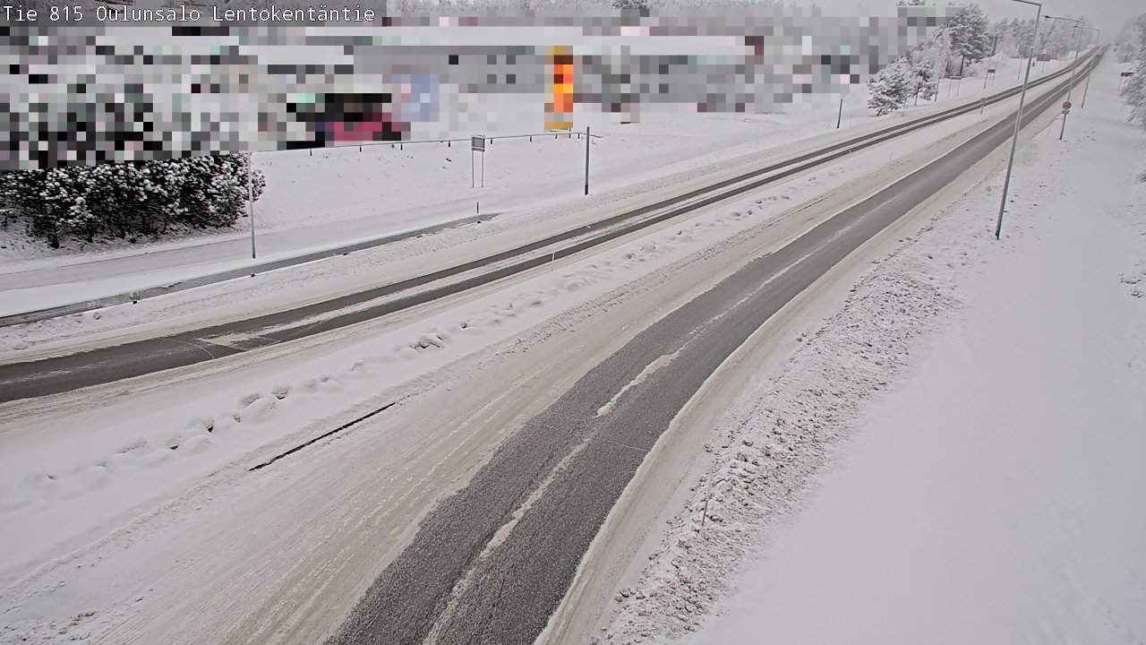 Kelikamerat Kuva Tie 816 Oulunsalo, Lentokentäntie, Oulu, Pohjois-Pohjanmaa