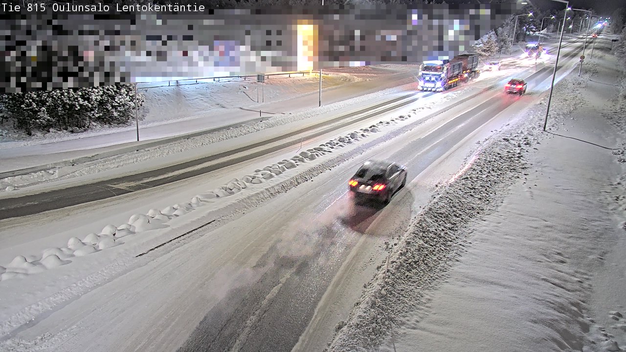 Kelikamerat Kuva Tie 816 Oulunsalo, Lentokentäntie, Oulu, Pohjois-Pohjanmaa