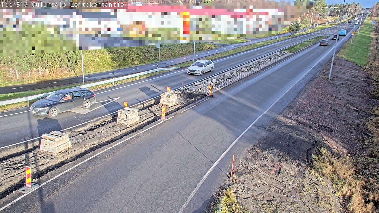 Kelikamerat Kuva Tie 816 Oulunsalo, Lentokentäntie, Oulu, Pohjois-Pohjanmaa