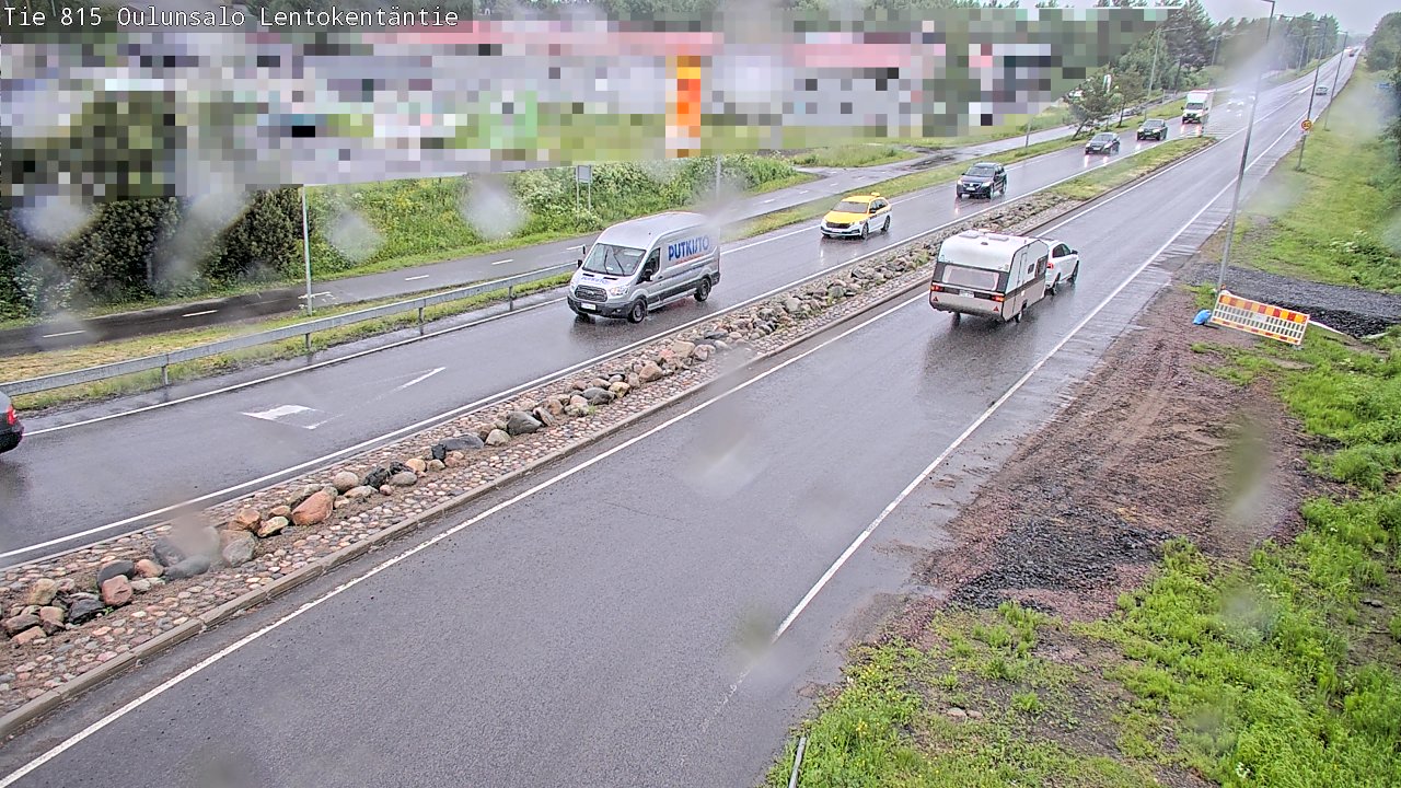 Kelikamerat Kuva Tie 816 Oulunsalo, Lentokentäntie, Oulu, Pohjois-Pohjanmaa