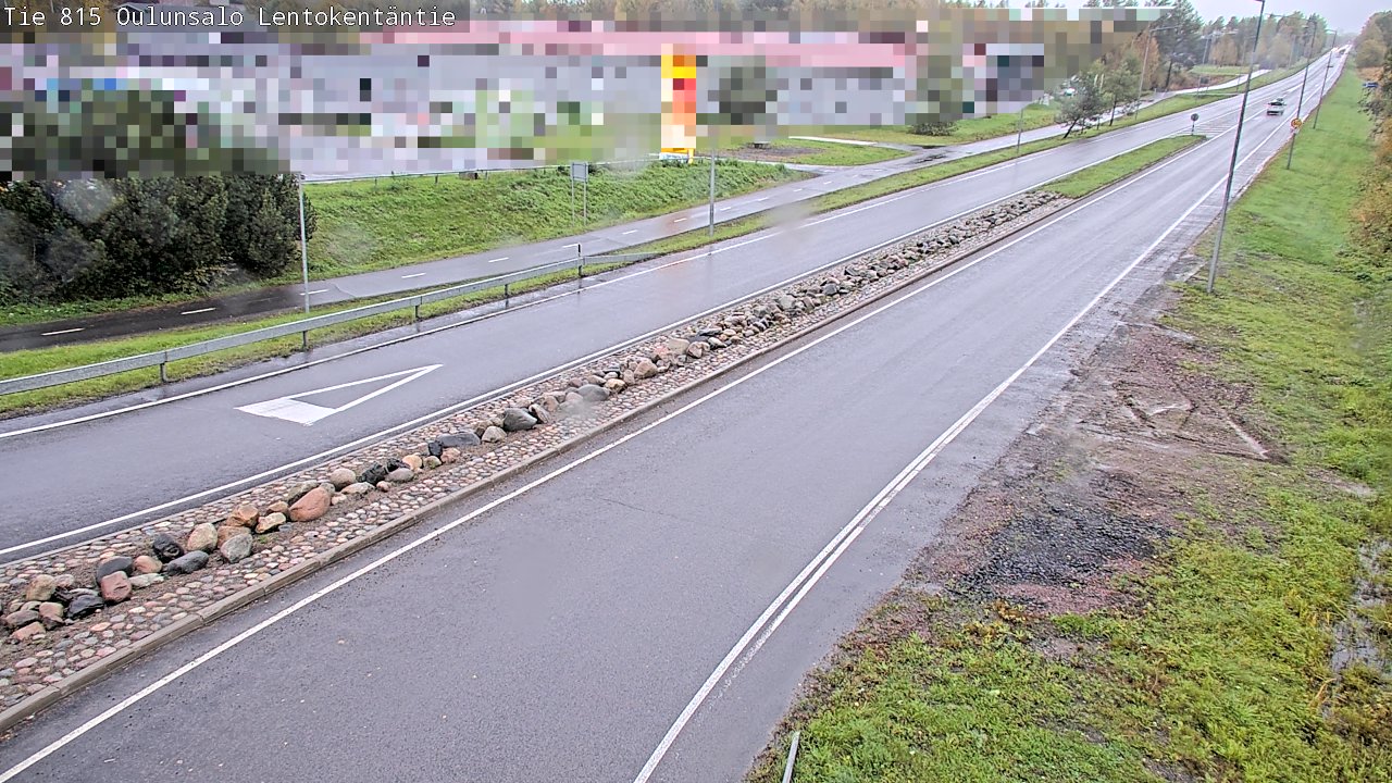 Kelikamerat Kuva Tie 816 Oulunsalo, Lentokentäntie, Oulu, Pohjois-Pohjanmaa