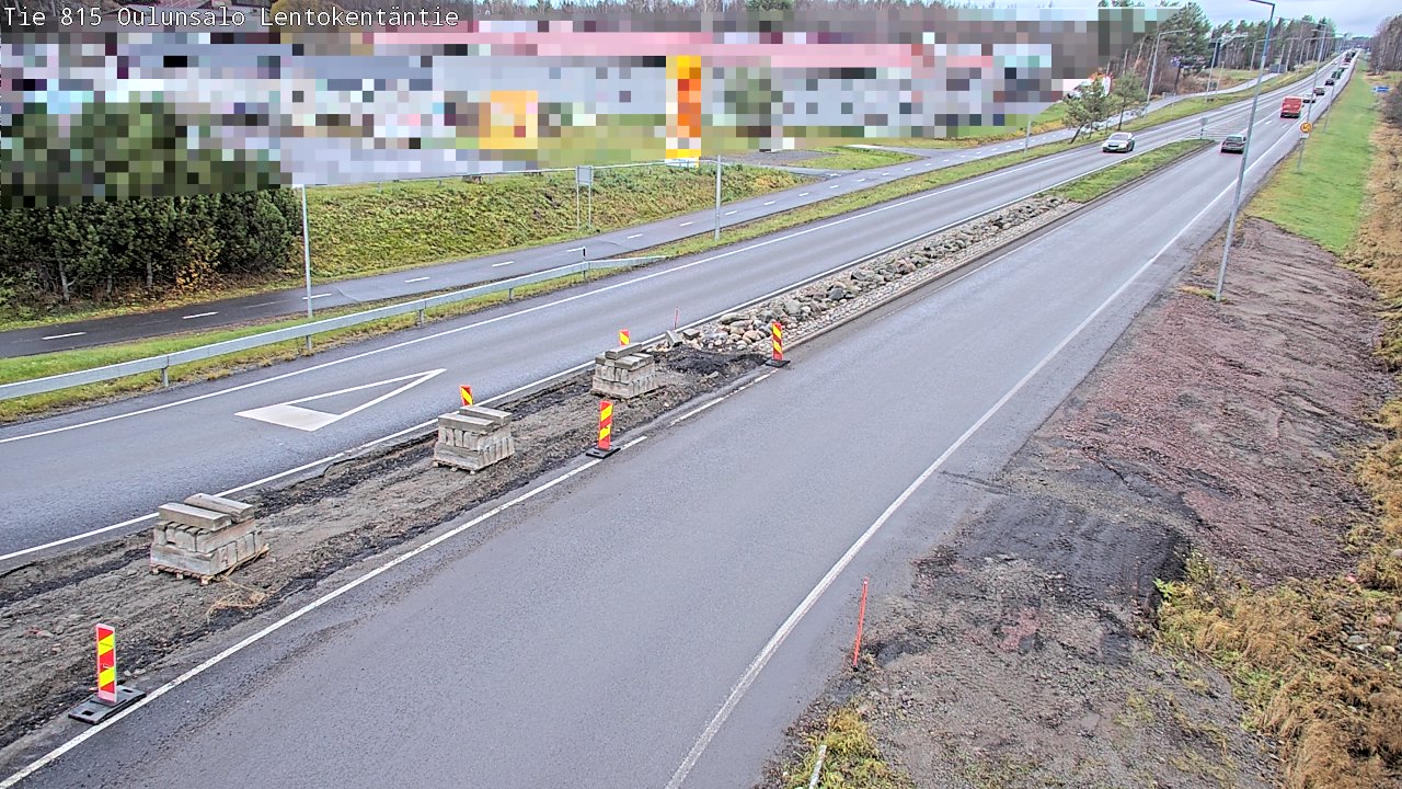 Kelikamerat Kuva Tie 816 Oulunsalo, Lentokentäntie, Oulu, Pohjois-Pohjanmaa