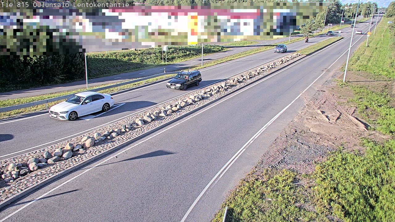 Kelikamerat Kuva Tie 816 Oulunsalo, Lentokentäntie, Oulu, Pohjois-Pohjanmaa
