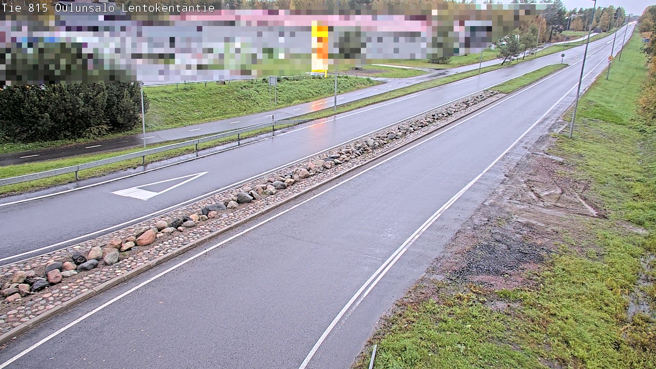 Weather Camera Image Road 816 Oulunsalo, Lentokentäntie, Oulu, Pohjois-Pohjanmaa