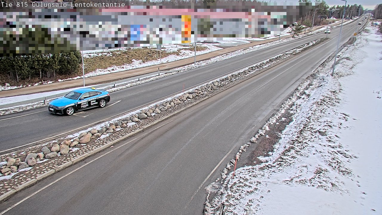 Kelikamerat Kuva Tie 816 Oulunsalo, Lentokentäntie, Oulu, Pohjois-Pohjanmaa