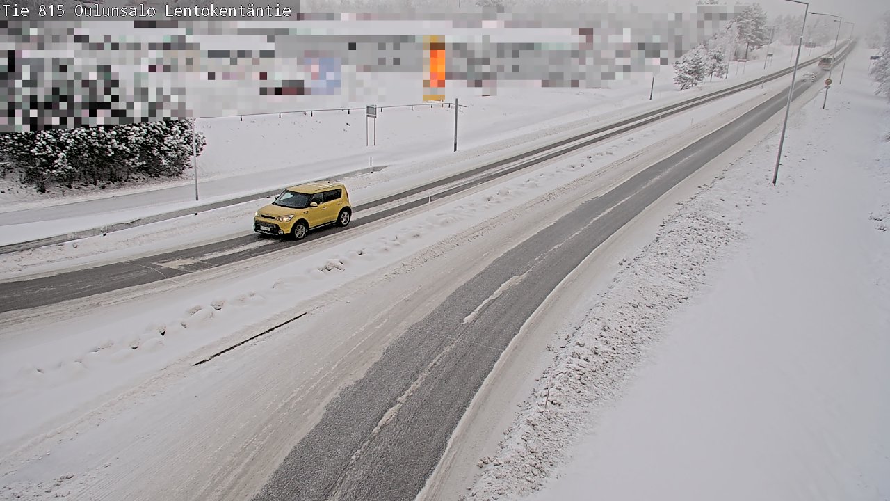 Kelikamerat Kuva Tie 816 Oulunsalo, Lentokentäntie, Oulu, Pohjois-Pohjanmaa