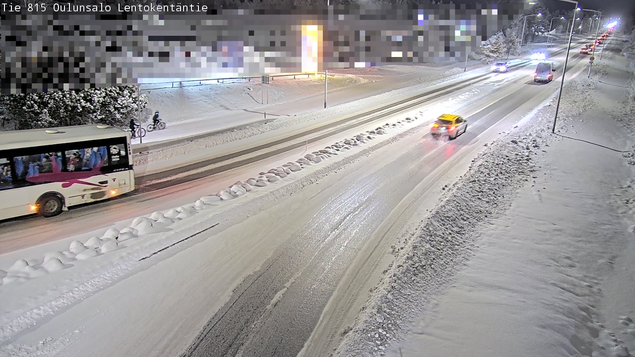 Weather Camera Image Road 816 Oulunsalo, Lentokentäntie, Oulu, Pohjois-Pohjanmaa