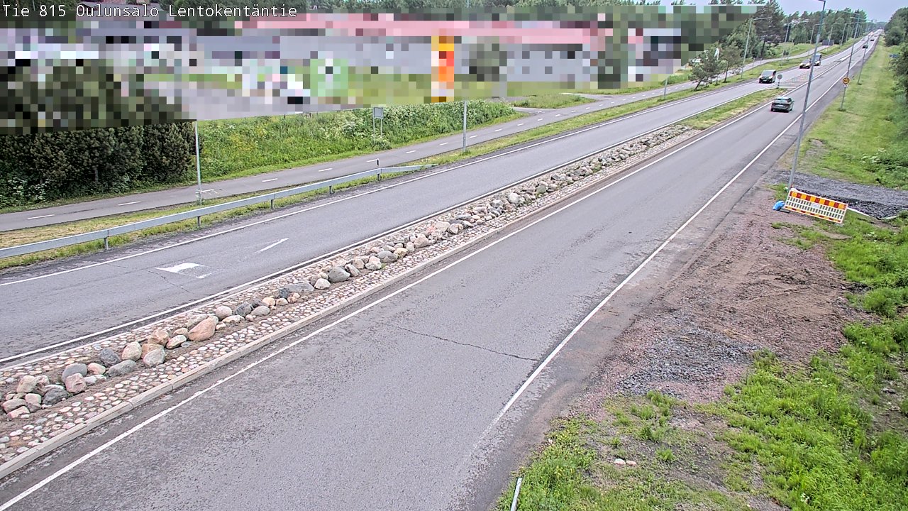 Kelikamerat Kuva Tie 816 Oulunsalo, Lentokentäntie, Oulu, Pohjois-Pohjanmaa