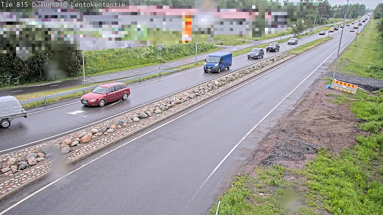 Kelikamerat Kuva Tie 816 Oulunsalo, Lentokentäntie, Oulu, Pohjois-Pohjanmaa