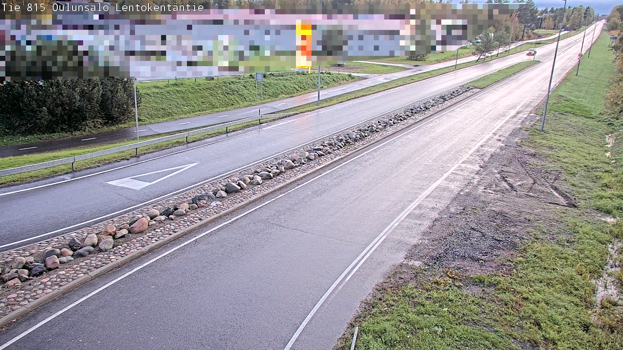 Weather Camera Image Road 816 Oulunsalo, Lentokentäntie, Oulu, Pohjois-Pohjanmaa