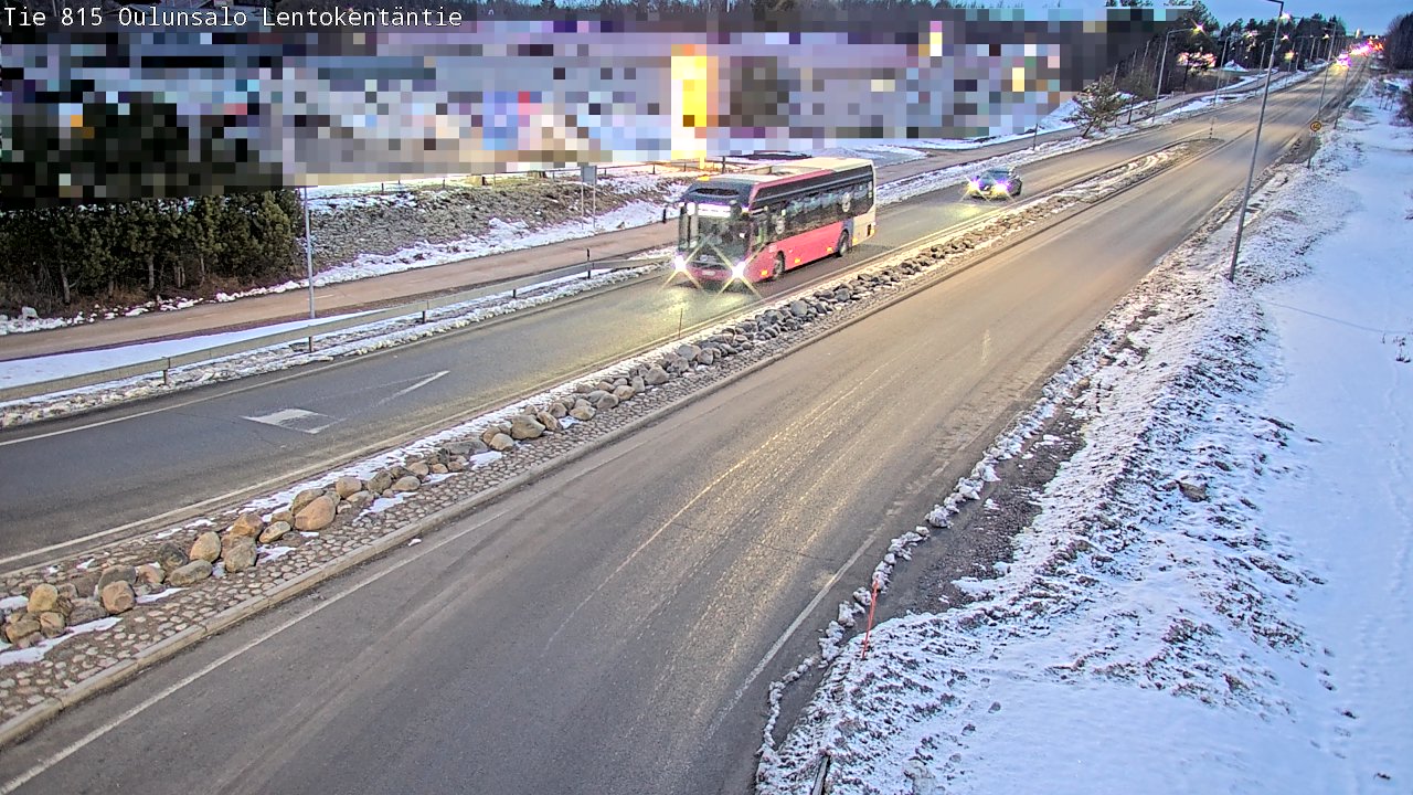 Kelikamerat Kuva Tie 816 Oulunsalo, Lentokentäntie, Oulu, Pohjois-Pohjanmaa