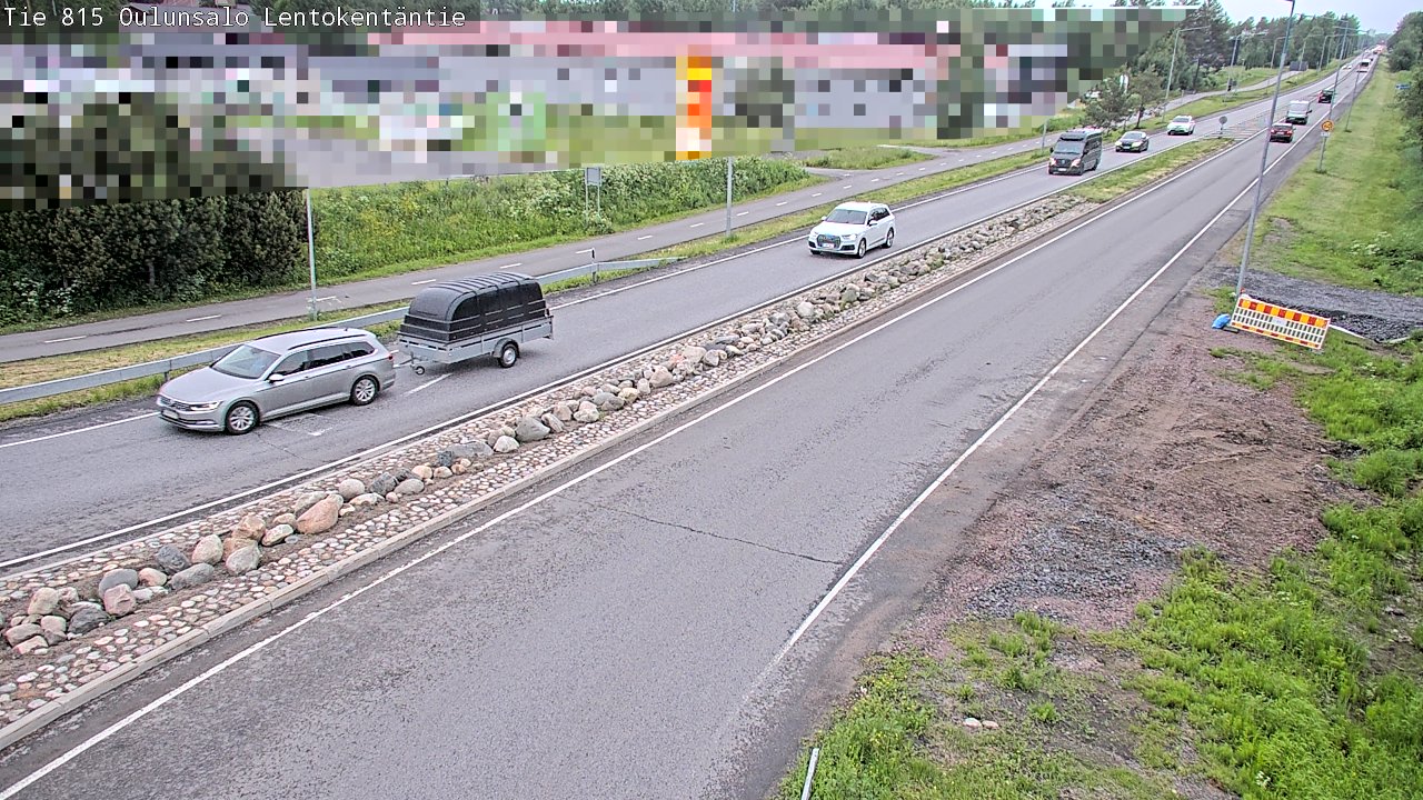 Kelikamerat Kuva Tie 816 Oulunsalo, Lentokentäntie, Oulu, Pohjois-Pohjanmaa