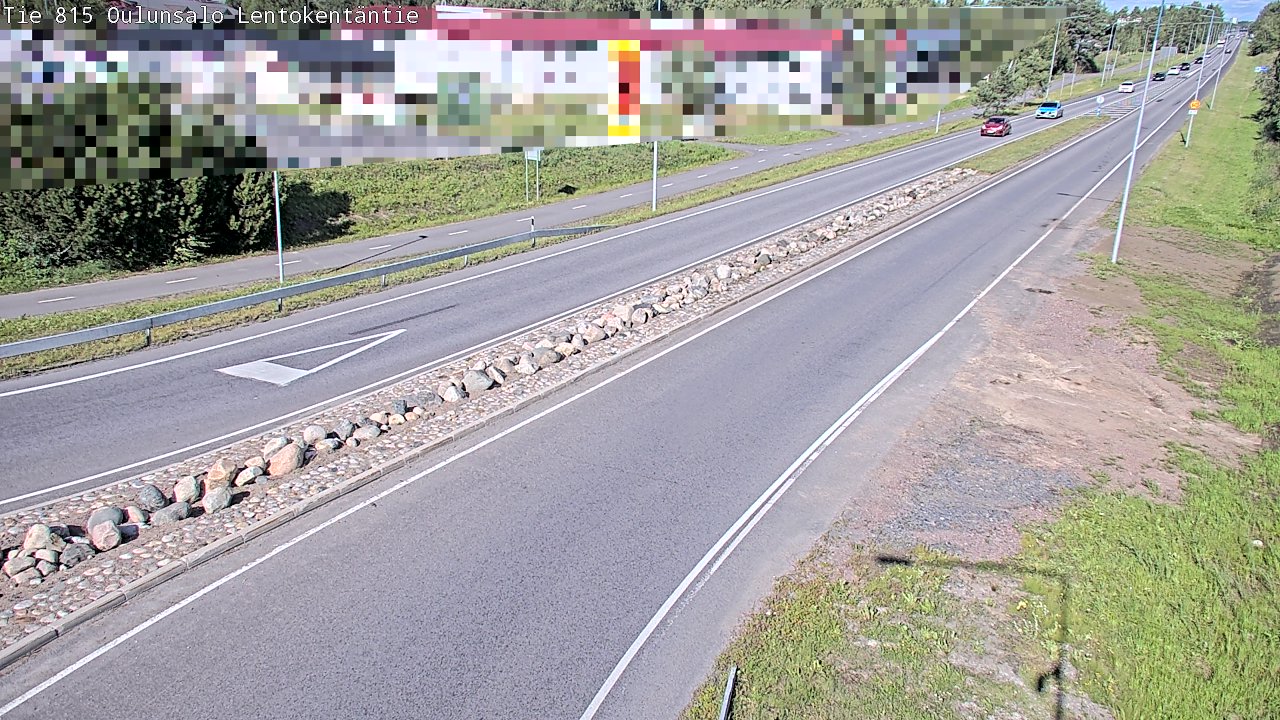 Kelikamerat Kuva Tie 816 Oulunsalo, Lentokentäntie, Oulu, Pohjois-Pohjanmaa