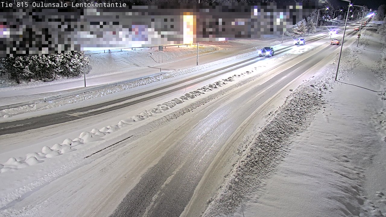 Kelikamerat Kuva Tie 816 Oulunsalo, Lentokentäntie, Oulu, Pohjois-Pohjanmaa