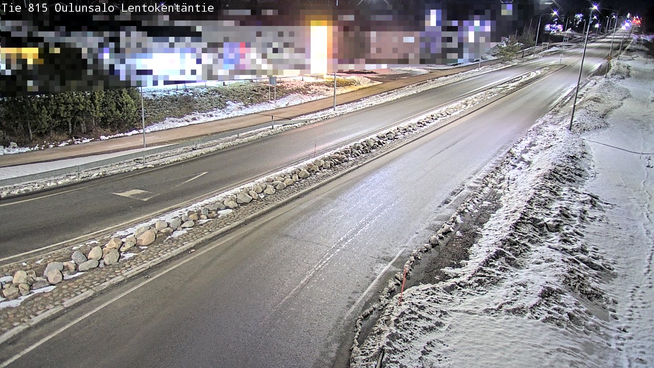 Kelikamerat Kuva Tie 816 Oulunsalo, Lentokentäntie, Oulu, Pohjois-Pohjanmaa