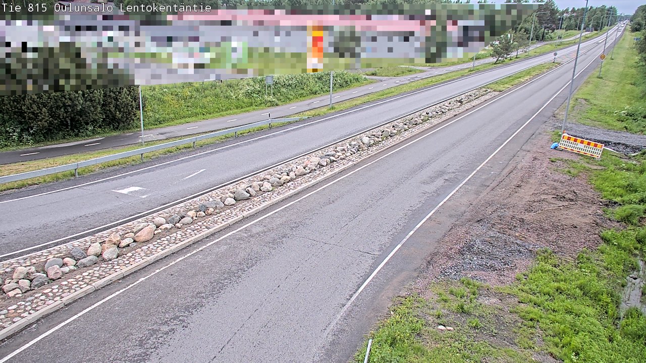 Kelikamerat Kuva Tie 816 Oulunsalo, Lentokentäntie, Oulu, Pohjois-Pohjanmaa