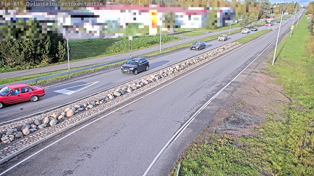 Weather Camera Image Road 816 Oulunsalo, Lentokentäntie, Oulu, Pohjois-Pohjanmaa
