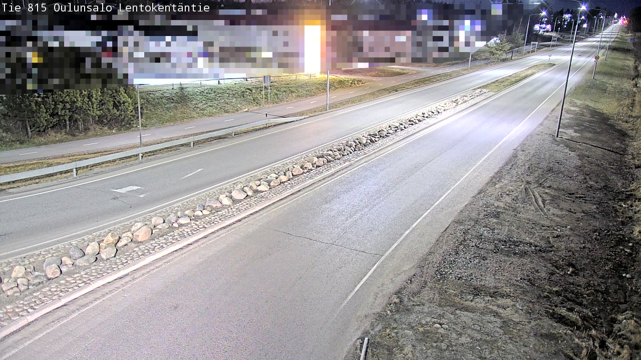 Kelikamerat Kuva Tie 816 Oulunsalo, Lentokentäntie, Oulu, Pohjois-Pohjanmaa