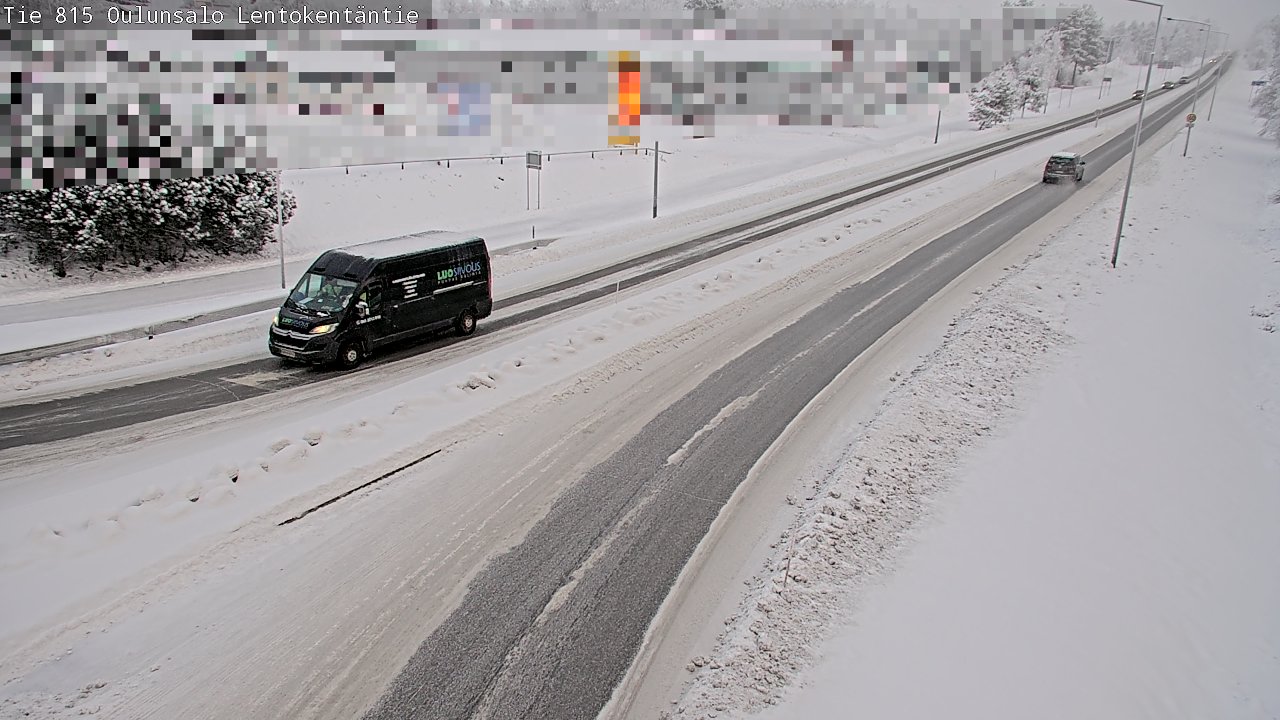 Kelikamerat Kuva Tie 816 Oulunsalo, Lentokentäntie, Oulu, Pohjois-Pohjanmaa