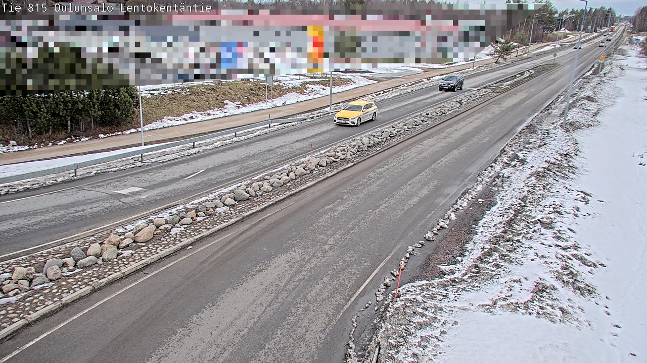 Kelikamerat Kuva Tie 816 Oulunsalo, Lentokentäntie, Oulu, Pohjois-Pohjanmaa