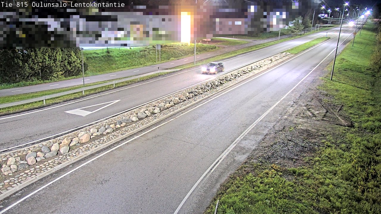 Weather Camera Image Road 816 Oulunsalo, Lentokentäntie, Oulu, Pohjois-Pohjanmaa