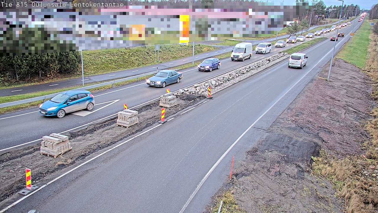 Kelikamerat Kuva Tie 816 Oulunsalo, Lentokentäntie, Oulu, Pohjois-Pohjanmaa