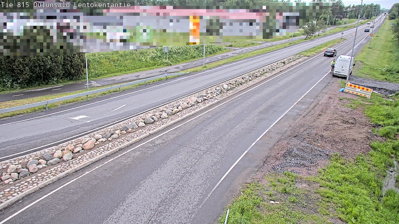 Kelikamerat Kuva Tie 816 Oulunsalo, Lentokentäntie, Oulu, Pohjois-Pohjanmaa