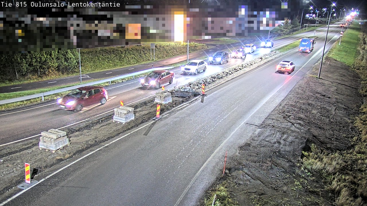 Kelikamerat Kuva Tie 816 Oulunsalo, Lentokentäntie, Oulu, Pohjois-Pohjanmaa