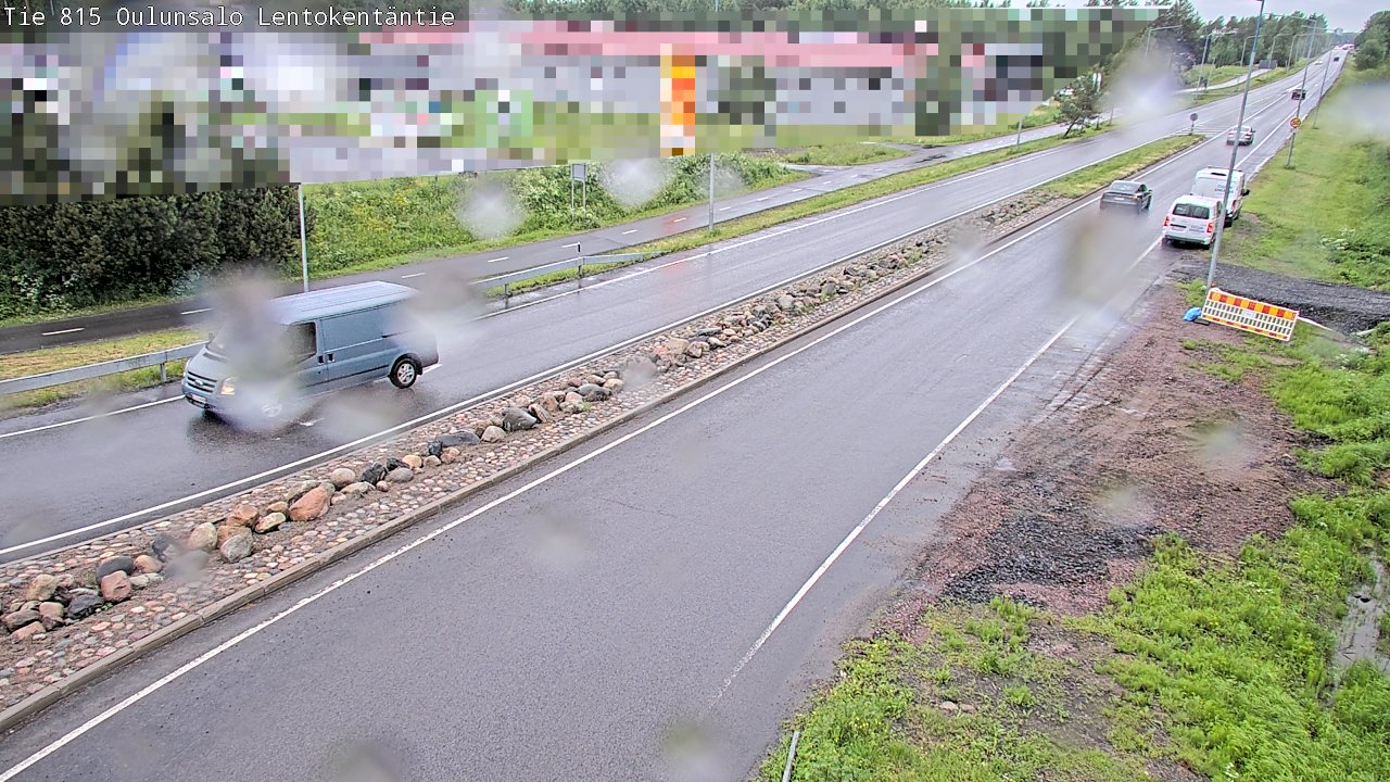 Weather Camera Image Road 816 Oulunsalo, Lentokentäntie, Oulu, Pohjois-Pohjanmaa