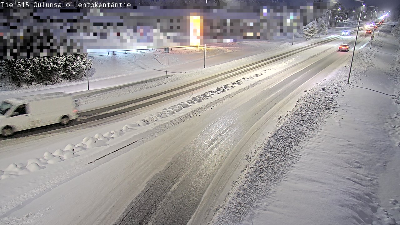 Weather Camera Image Road 816 Oulunsalo, Lentokentäntie, Oulu, Pohjois-Pohjanmaa