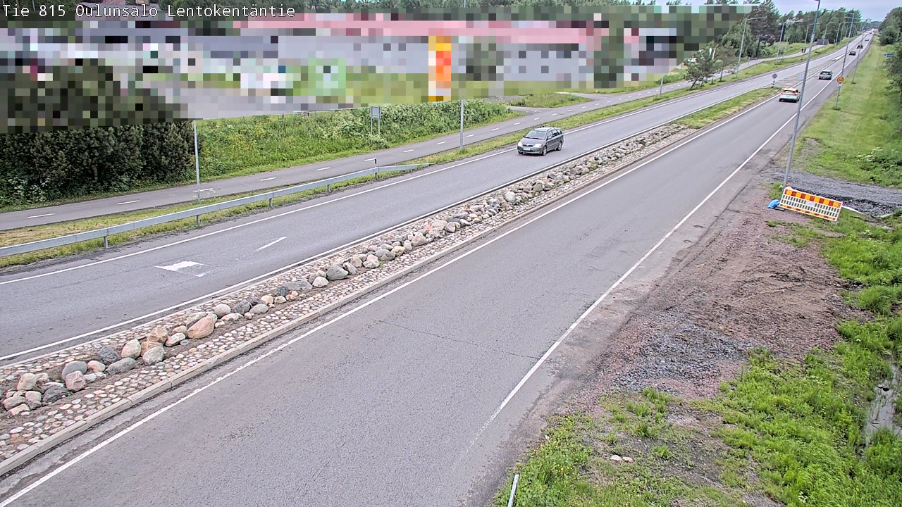 Kelikamerat Kuva Tie 816 Oulunsalo, Lentokentäntie, Oulu, Pohjois-Pohjanmaa