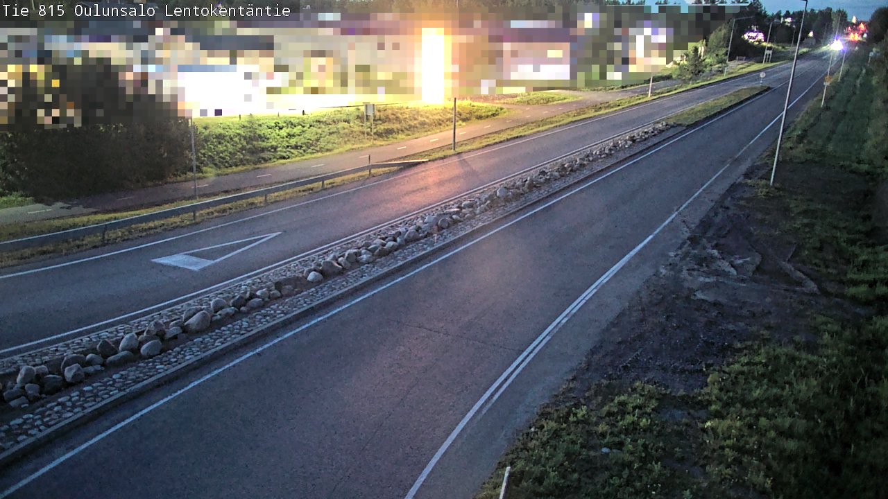 Kelikamerat Kuva Tie 816 Oulunsalo, Lentokentäntie, Oulu, Pohjois-Pohjanmaa