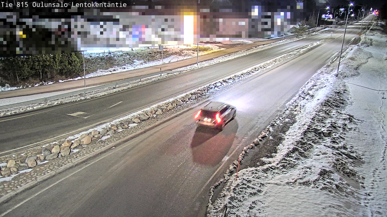 Kelikamerat Kuva Tie 816 Oulunsalo, Lentokentäntie, Oulu, Pohjois-Pohjanmaa