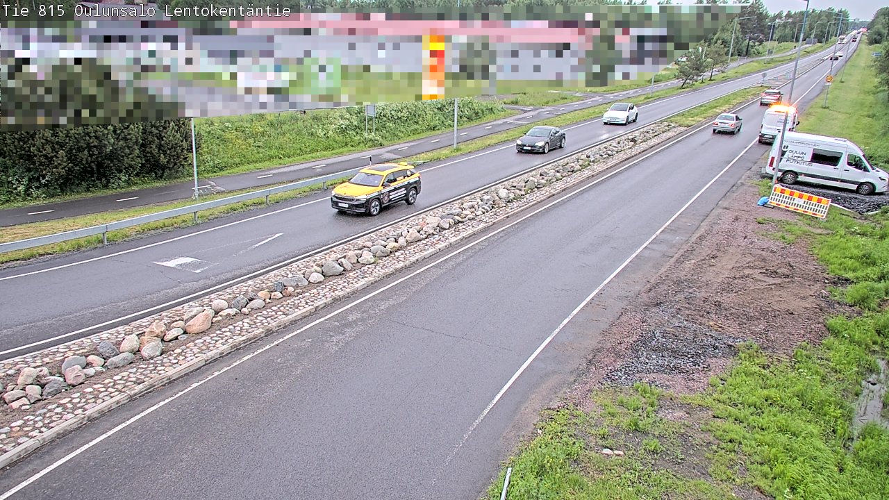 Kelikamerat Kuva Tie 816 Oulunsalo, Lentokentäntie, Oulu, Pohjois-Pohjanmaa
