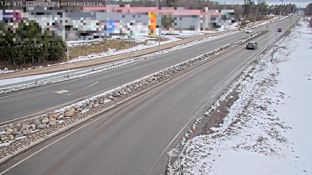 Kelikamerat Kuva Tie 816 Oulunsalo, Lentokentäntie, Oulu, Pohjois-Pohjanmaa