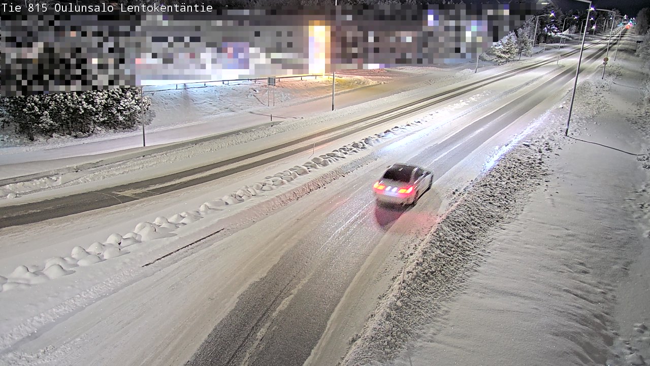 Kelikamerat Kuva Tie 816 Oulunsalo, Lentokentäntie, Oulu, Pohjois-Pohjanmaa