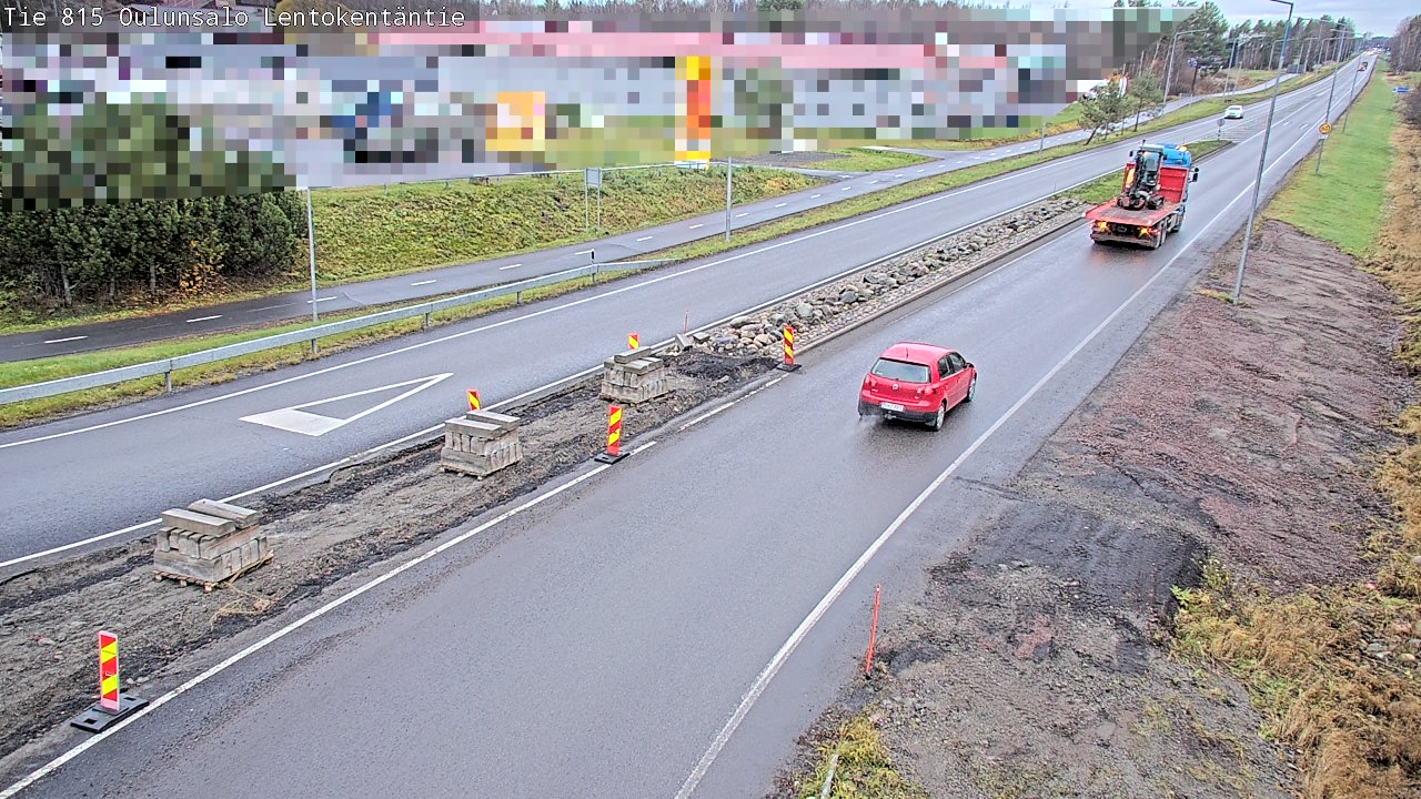 Kelikamerat Kuva Tie 816 Oulunsalo, Lentokentäntie, Oulu, Pohjois-Pohjanmaa