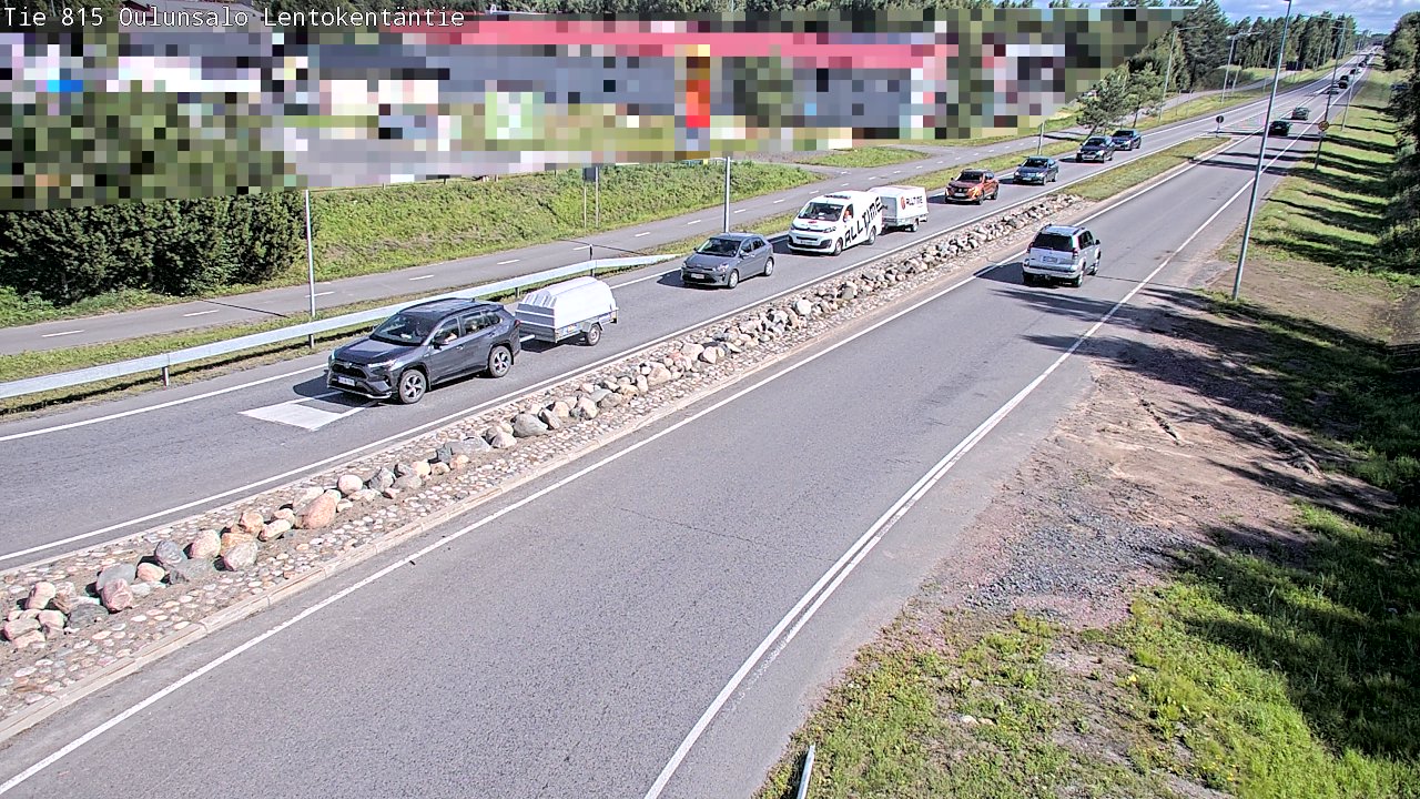 Kelikamerat Kuva Tie 816 Oulunsalo, Lentokentäntie, Oulu, Pohjois-Pohjanmaa