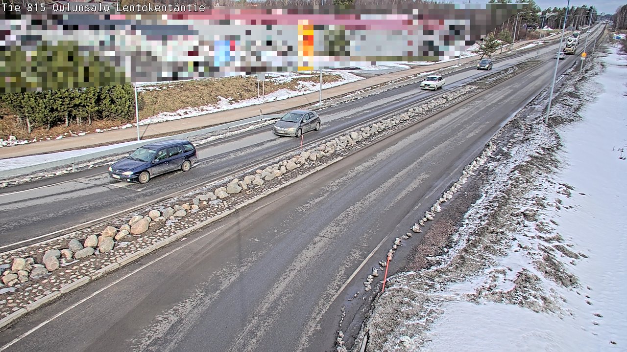 Kelikamerat Kuva Tie 816 Oulunsalo, Lentokentäntie, Oulu, Pohjois-Pohjanmaa