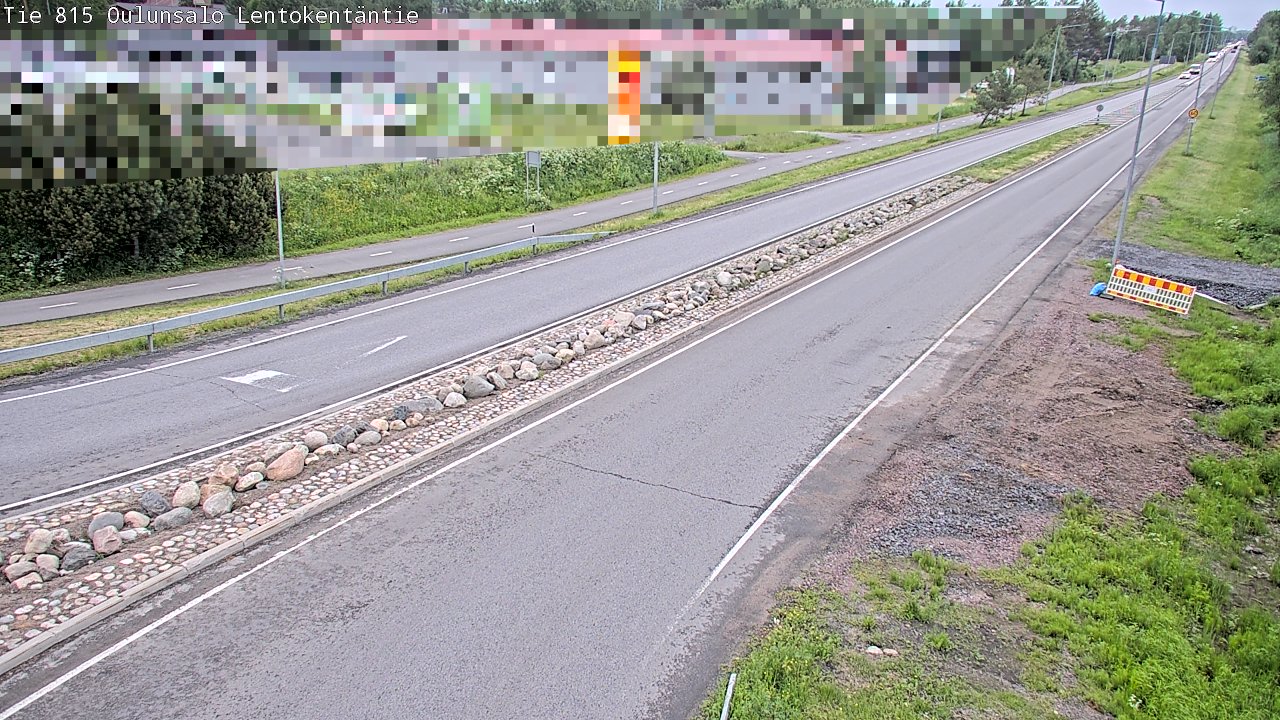 Kelikamerat Kuva Tie 816 Oulunsalo, Lentokentäntie, Oulu, Pohjois-Pohjanmaa