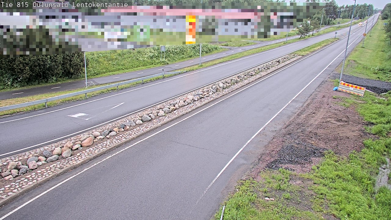 Kelikamerat Kuva Tie 816 Oulunsalo, Lentokentäntie, Oulu, Pohjois-Pohjanmaa