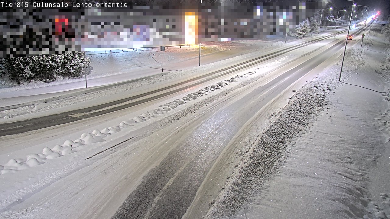 Kelikamerat Kuva Tie 816 Oulunsalo, Lentokentäntie, Oulu, Pohjois-Pohjanmaa