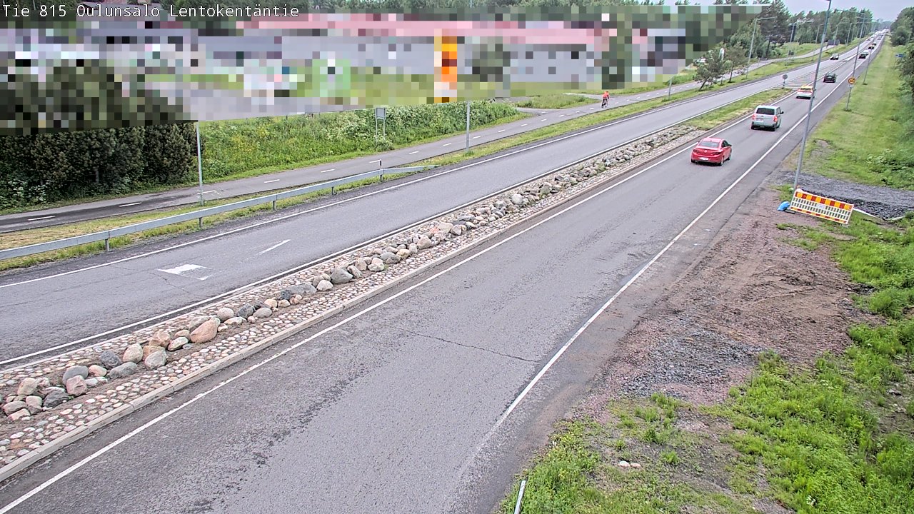 Kelikamerat Kuva Tie 816 Oulunsalo, Lentokentäntie, Oulu, Pohjois-Pohjanmaa
