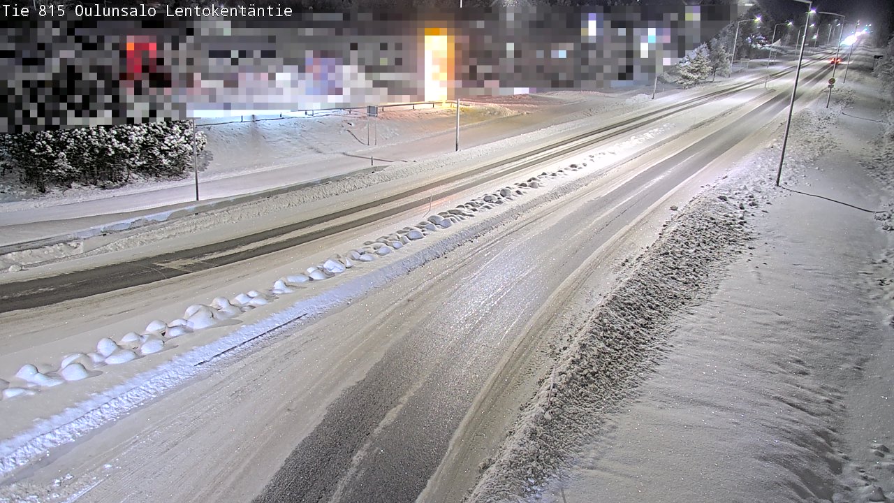 Kelikamerat Kuva Tie 816 Oulunsalo, Lentokentäntie, Oulu, Pohjois-Pohjanmaa