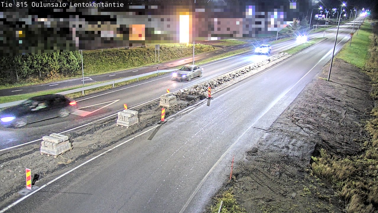 Kelikamerat Kuva Tie 816 Oulunsalo, Lentokentäntie, Oulu, Pohjois-Pohjanmaa