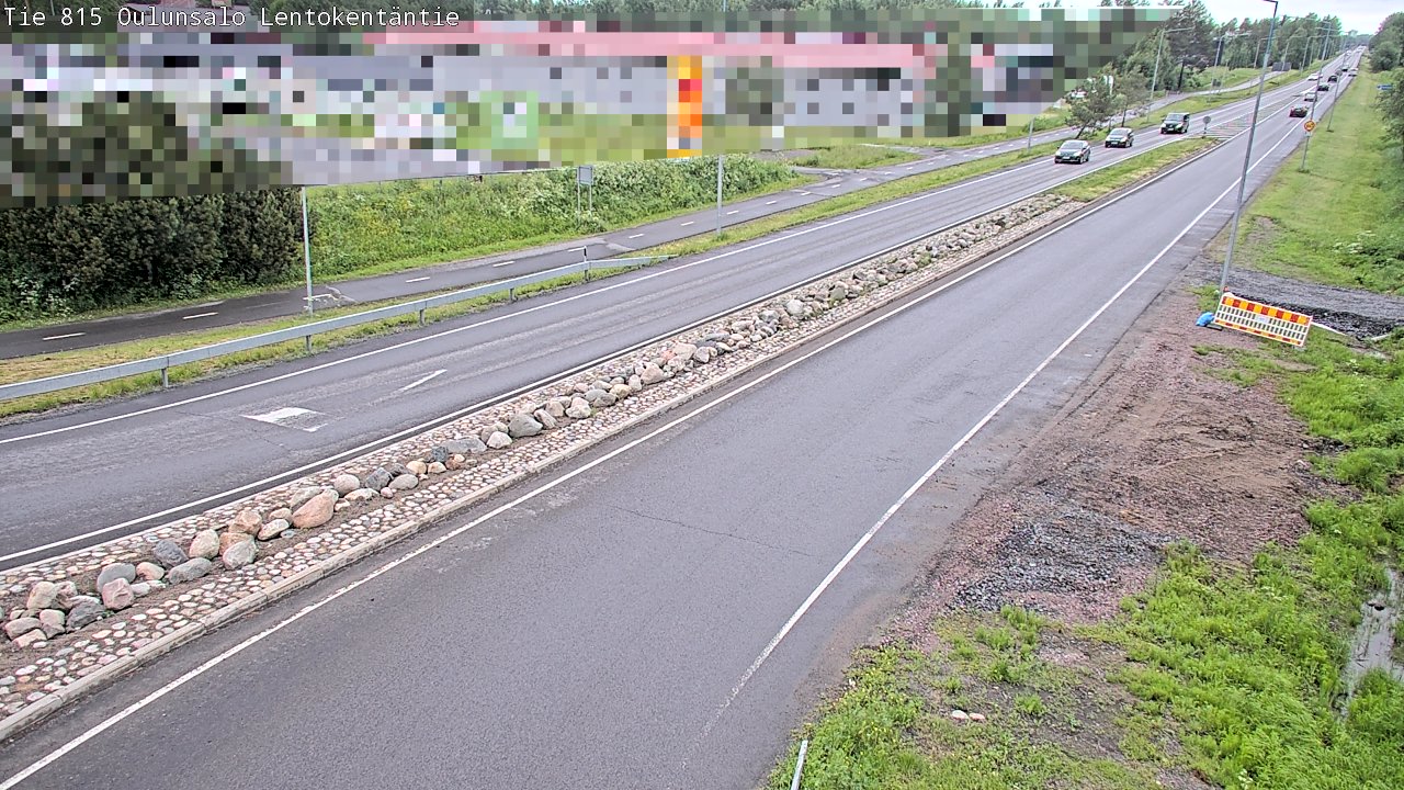 Kelikamerat Kuva Tie 816 Oulunsalo, Lentokentäntie, Oulu, Pohjois-Pohjanmaa