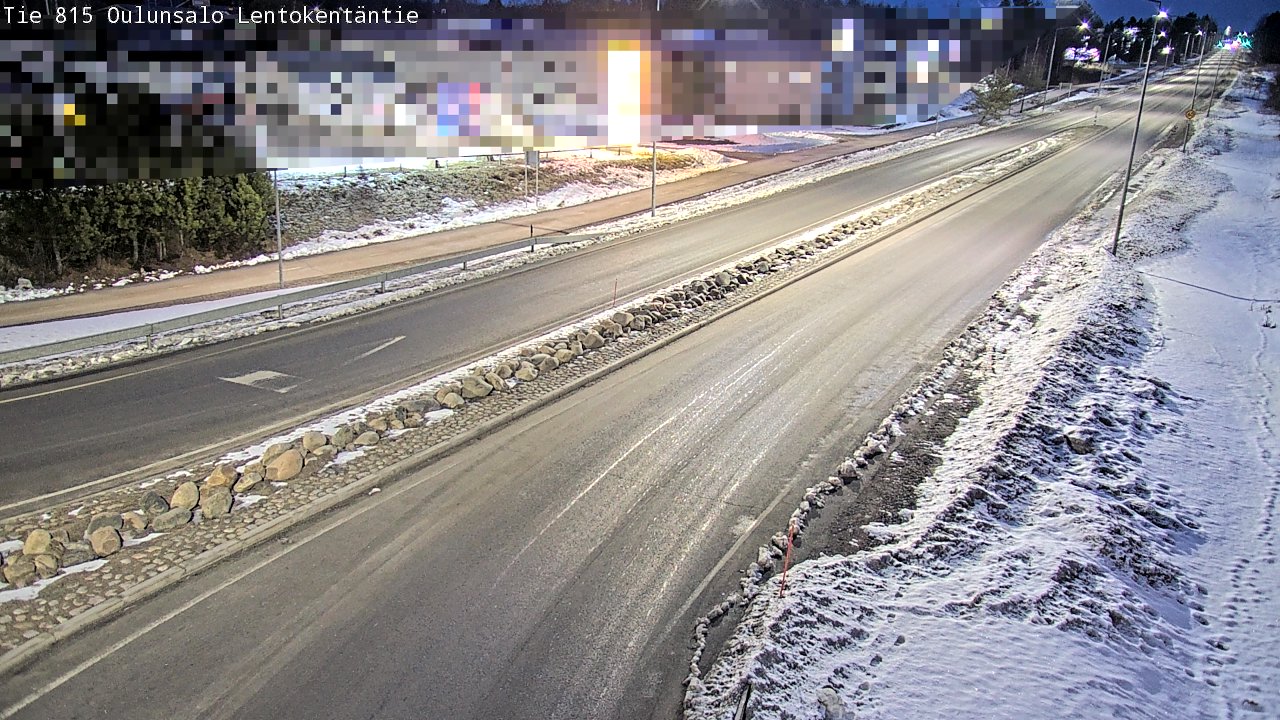 Kelikamerat Kuva Tie 816 Oulunsalo, Lentokentäntie, Oulu, Pohjois-Pohjanmaa