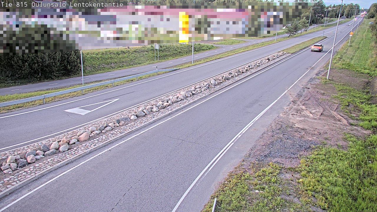 Kelikamerat Kuva Tie 816 Oulunsalo, Lentokentäntie, Oulu, Pohjois-Pohjanmaa